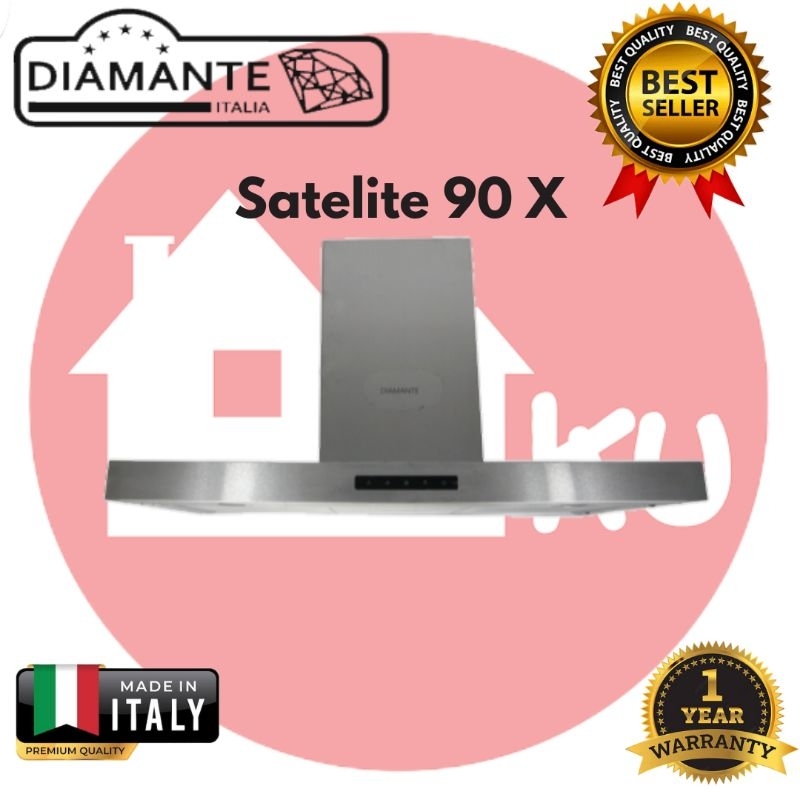 Cooker Hood Diamante Satelite 90 X Island Hood