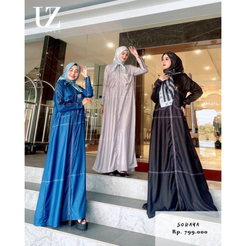 SORAYA DRESS SET SCRAF FULL KATUN FENDI PREMIUM