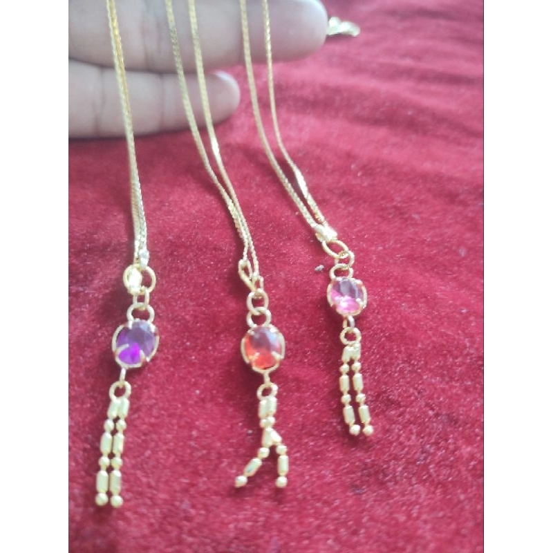 kalung mainan liontin, kalung titanium, kalung kristaal, kalung anak