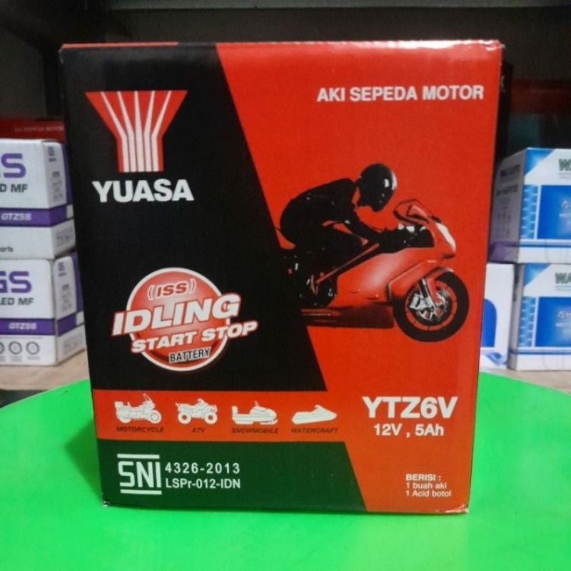 AKI YUASA YTZ6V MOTOR SATRIA FU VARIO PCX