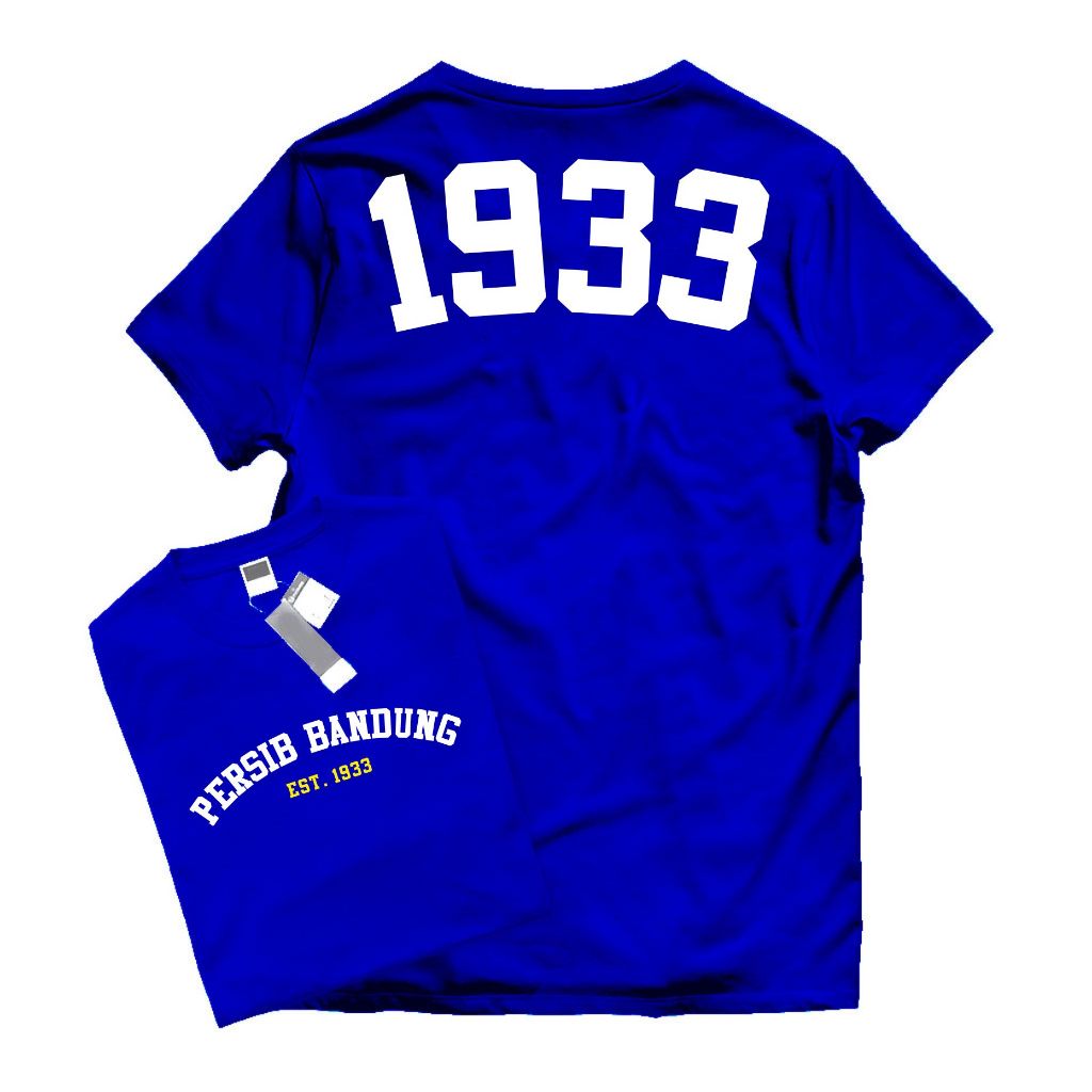 T-Shirt Kaos Distro Dewasa PERSIB BANDUNG 1919/1933 Bahan 24s Nyaman