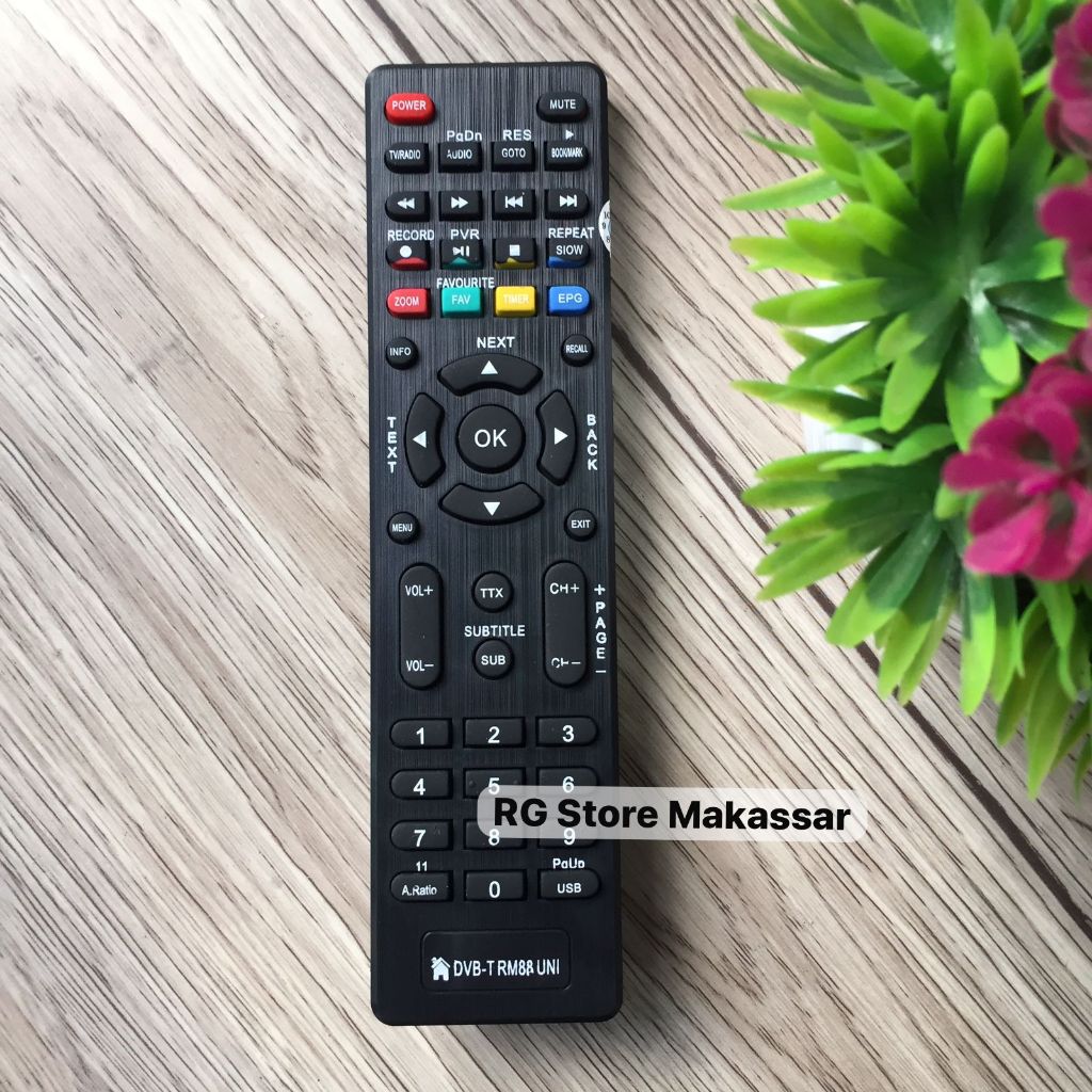 Remot Remote STB DVB T2 Receiver Parabola Ichiko 8000HD