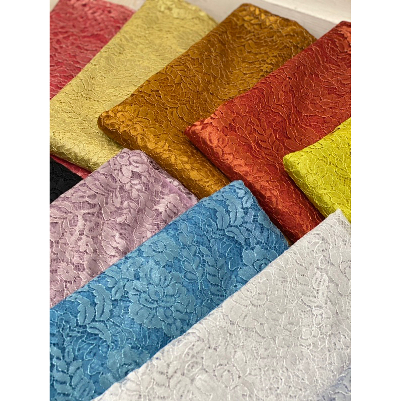 Kain Kebaya Brokat Metalic YSL Perla