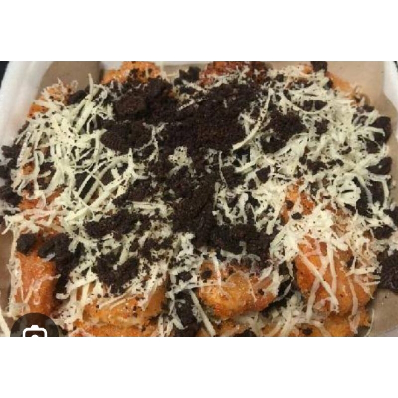 

Pisang keju crispy coklat