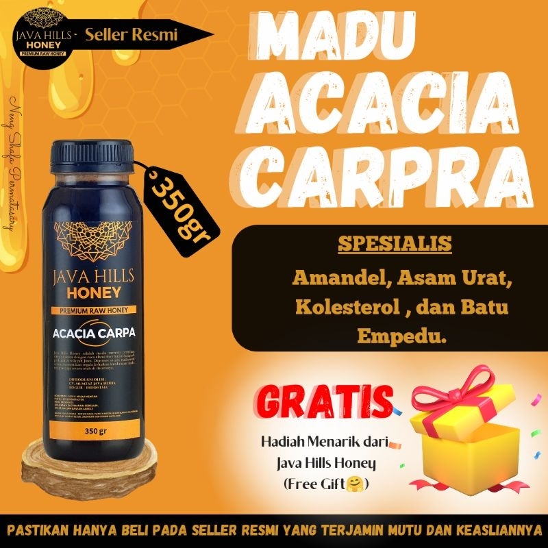 

(100% ASLI) ACACIA CARPA / ACACIA BLOSSOM MADU MURNI TERBAIK | RAW HONEY BY JAVA HILL HONEY MUMTAZ | MADU HERBAL