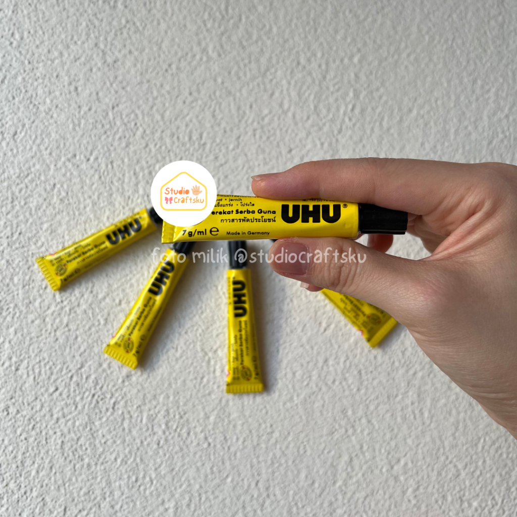

Lem UHU Cair 7 gram | Lem UHU Serbaguna Lem UHU kecil Lem UHU mini