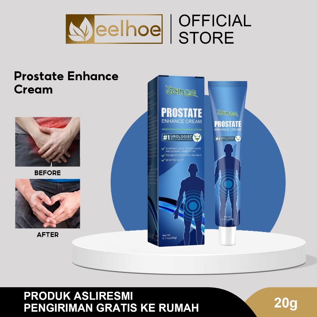 EELHOE Prostate Enhance Cream Men Prostate Cream Frequent Urination Urgency Inexhaustible Ointment