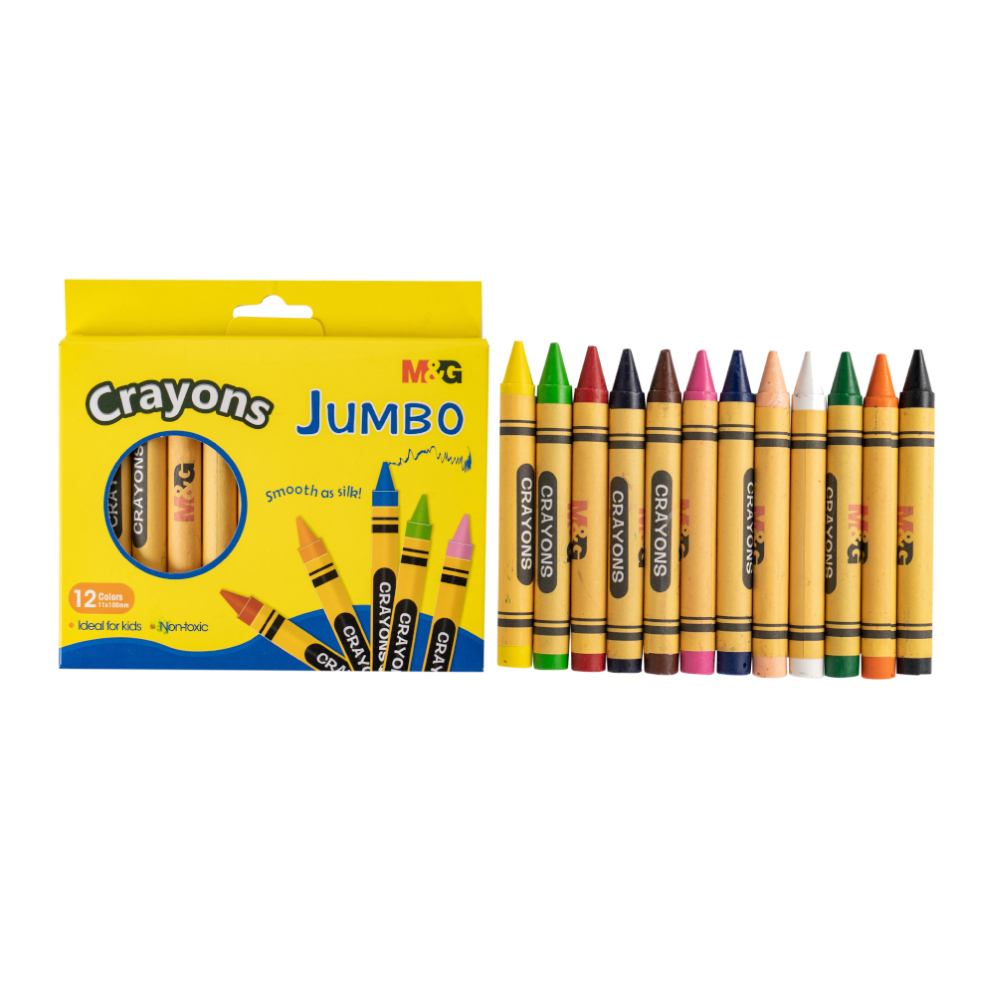 

M&G Crayon Small / Jumbo12 warna - AGMX4224 / AGMX4225