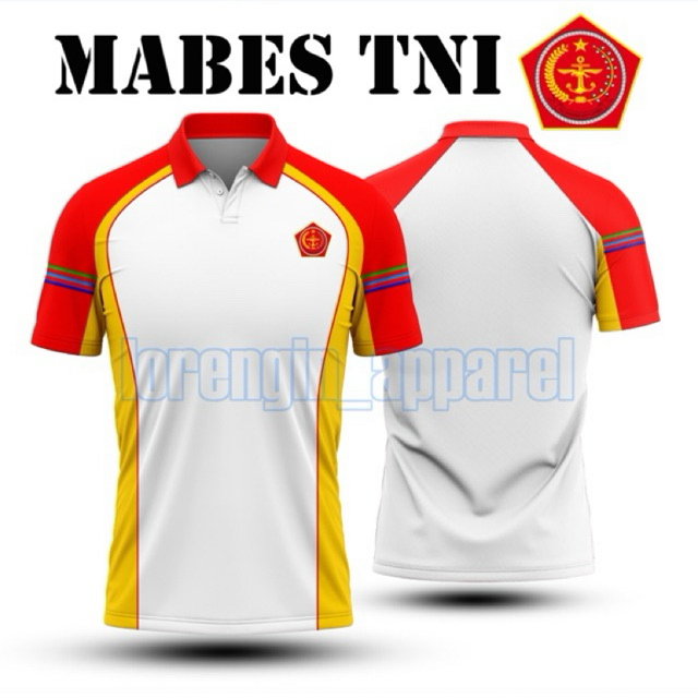 Baju Kaos Training Olahraga Mabes TNI / Baju Training Mabes TNI / Atasa Olahraga Mabes TNI