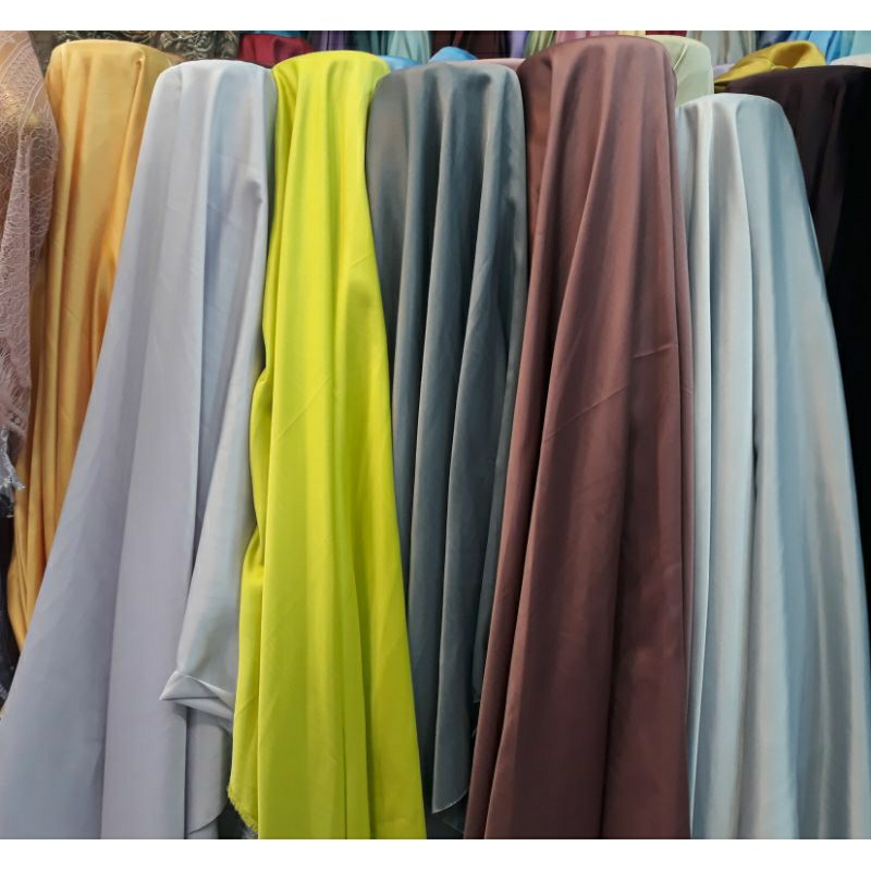 Bahan kain Satin Velvet/Bahan kain meteran (ukuran 2 meter)