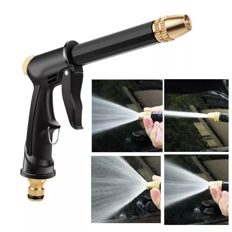 Alat Semprot Air Hose Nozzle Spray Sambungan Kran Keran Jet Spray Semprotan Kuningan Kepala Semprota