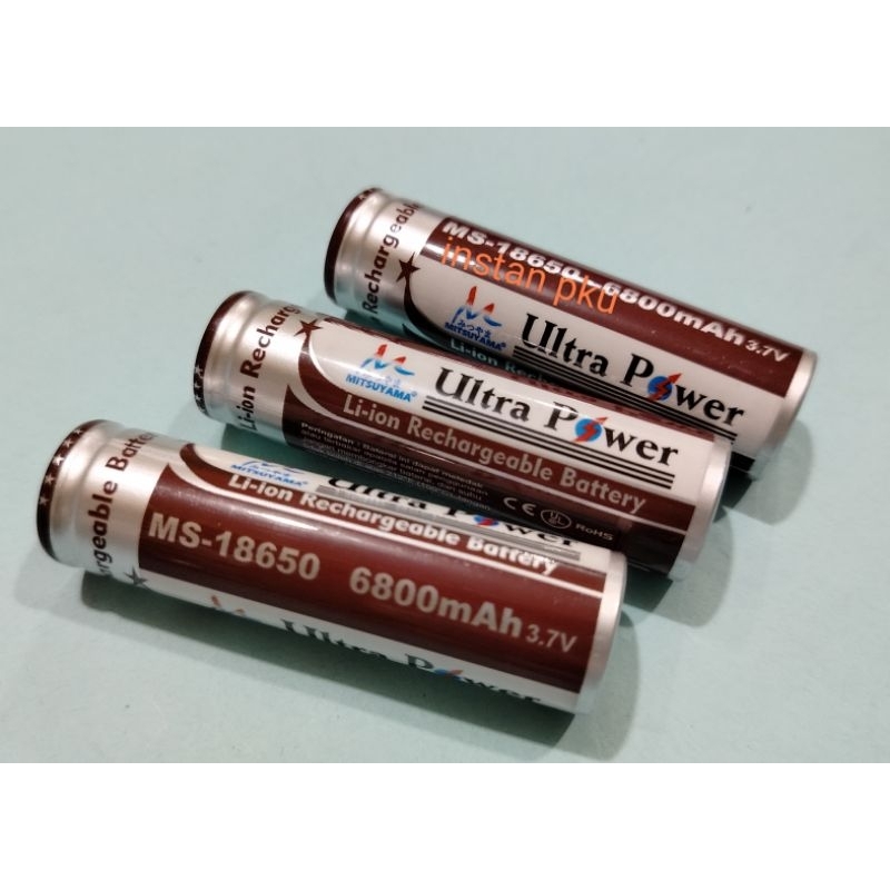 (instan pku)baterai cas ms-18650