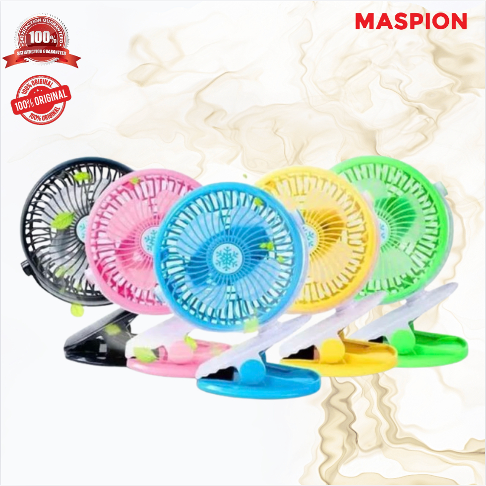 MINI FAN PORTABLE MASPION F168/F-168/F 168/MASPION KIPAS MINI PORTABLE/MASPION KIPAS ANGIN MINI/KIPA