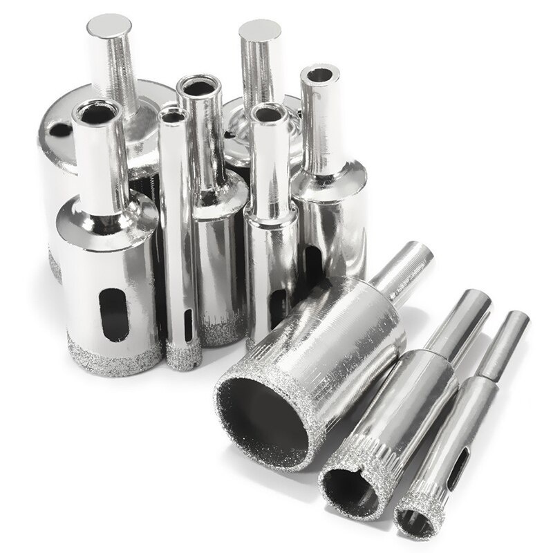 15 PCS set mata bor kaca keramik granit marmer batu porselen diamond hss holesaw pelubang/mata bor k