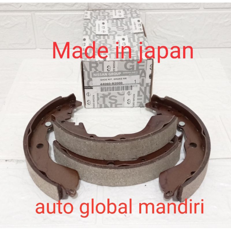 kampas rem belakang brake shoe belakang Datsun go Datsun go panca