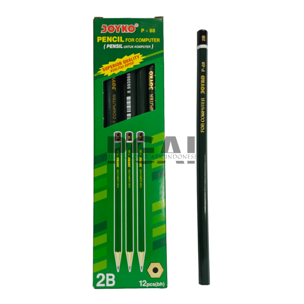 

PENSIL PENCIL 2B FOR COMPUTER JOYKO P-88 KUALITAS SUPER ALAT TULIS STATIONERY