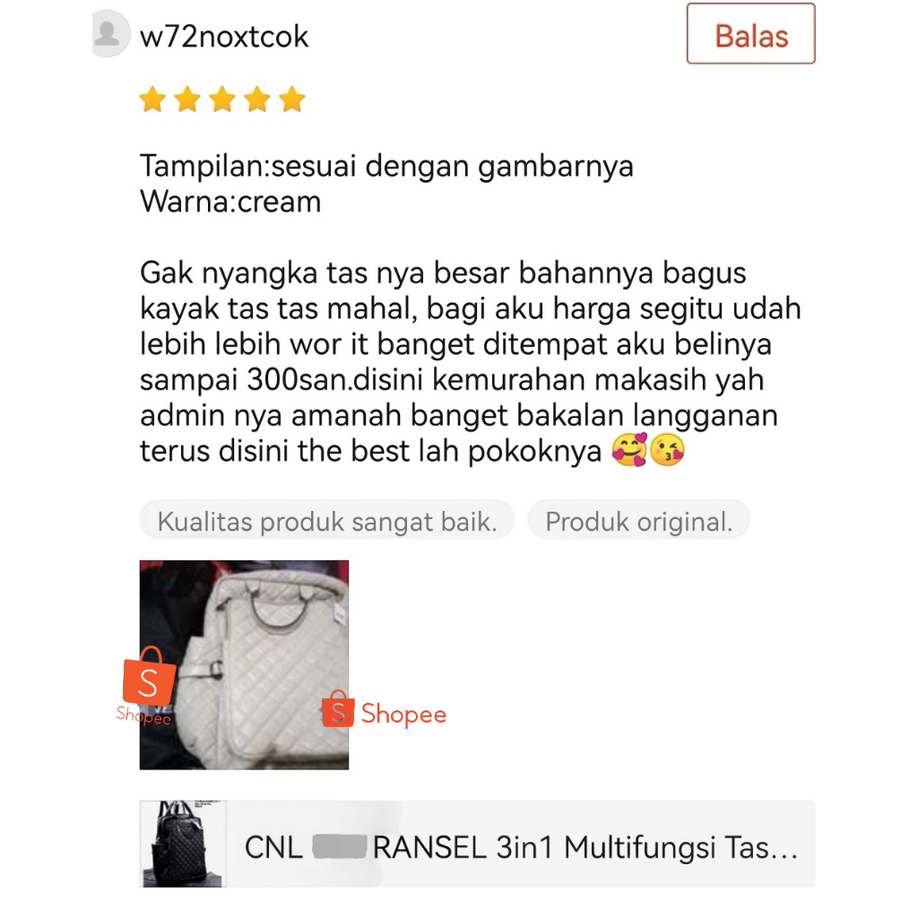 DISKON CNL TAS RANSEL LAPTOP WANITA ADA GARANSI BACKPACK TAS WANITA TAS BATAM IMPORT MURAH