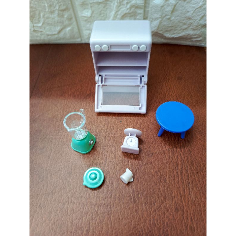 sylvanian families preloved printilan dapur