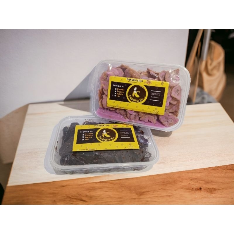 

BANANA CHIPS by BANANA YOI / KERIPIK PISANG KEKINIAN / PISANG COKELAT / PISANG TARO / KERIPIK PISANG RASA