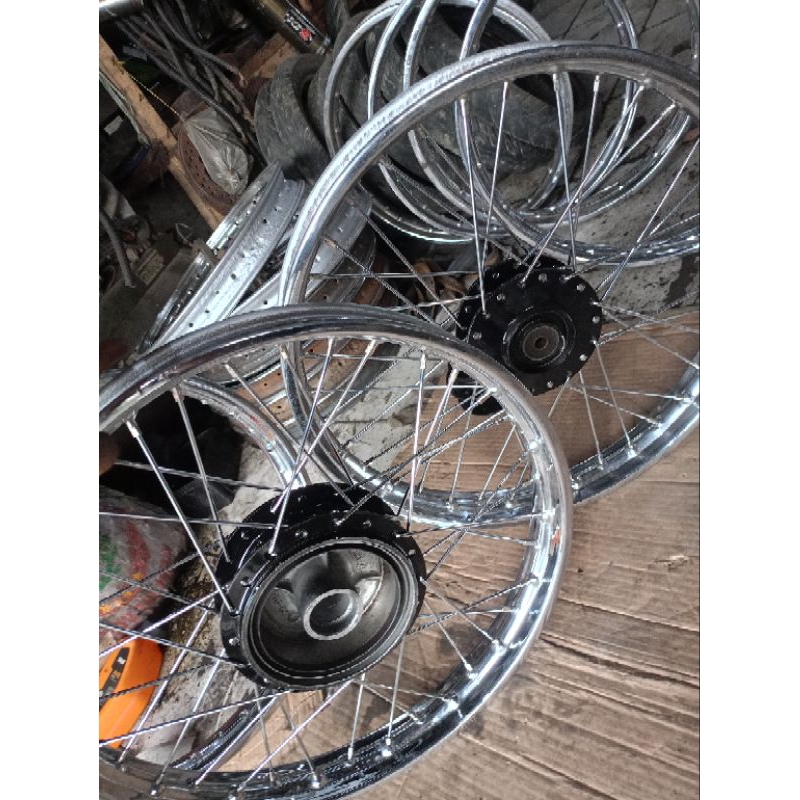 Velg jari-jari 1set Yamaha fizr Vega lama krypton teromol keci { Second berkualitas}