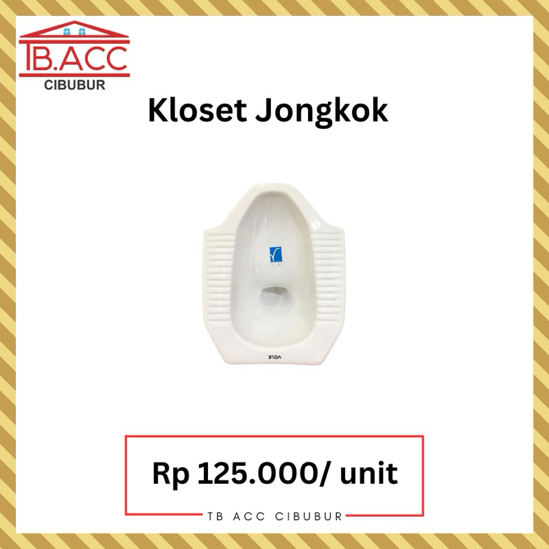 Kloset Jongkok Warna Putih Bukan TOTO