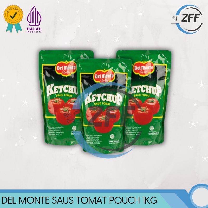 

Del Monte Ketchup Saus Tomat Pouch 1kg