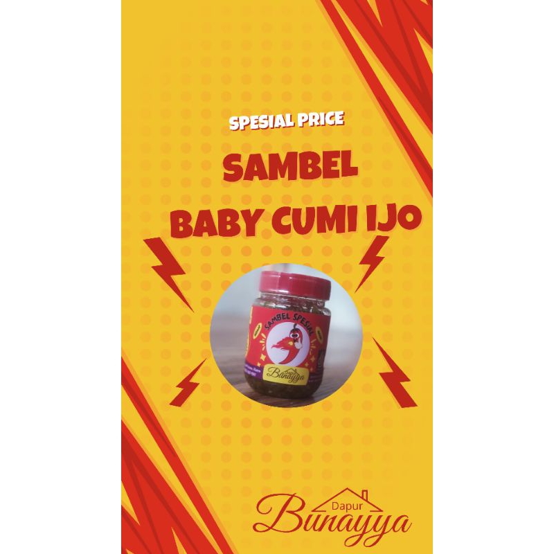 

Sambel Baby Cumi Ijo Dapur Bunayya