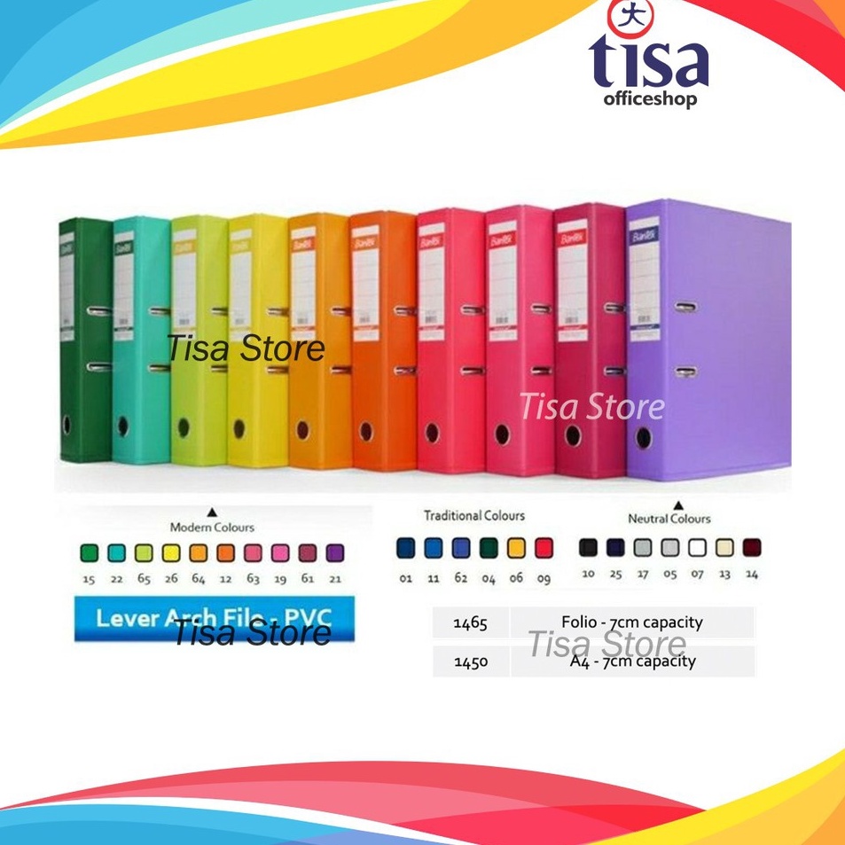 

Ready Ordner Bantex 1465 Folio Level Arch File