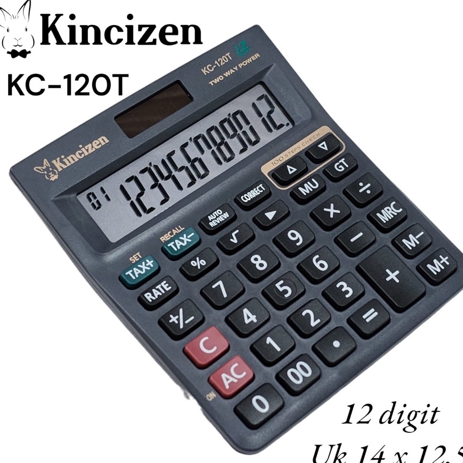 

Ready Stock Kalkulator Kincizen KC12T 12 DIGIT Kalkulator Citizen CT12T 12 DIGIT Kalkulator dagang CT12T
