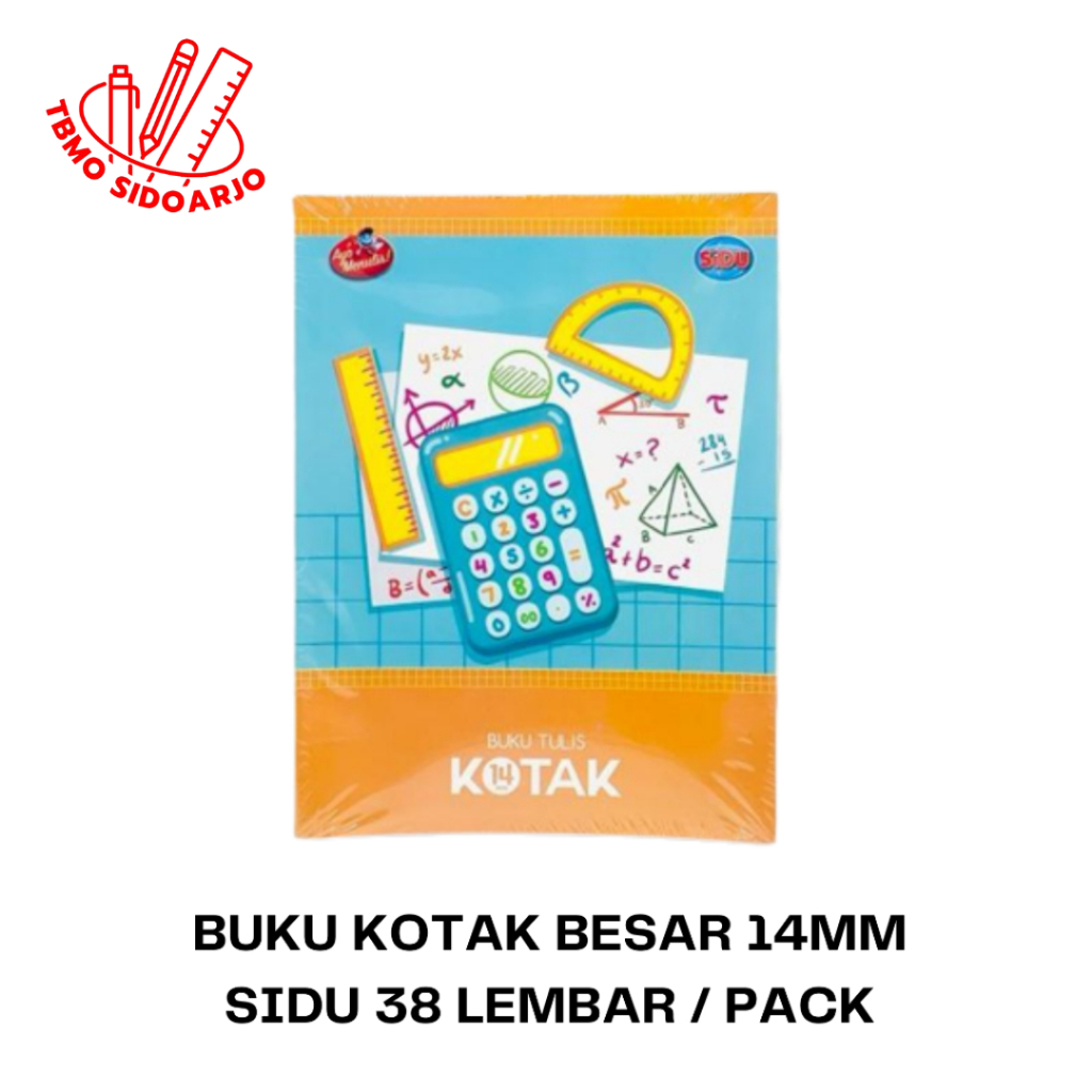 

TBMO Buku Tulis Mandarin Kotak Besar SQ14 38 Lembar Per Pack Isi 10