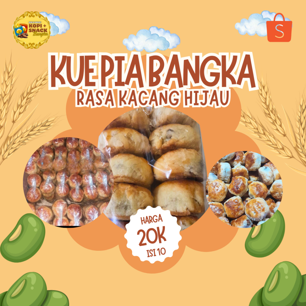 

Pia Kacang Hijau Khas Bangka Isi 10