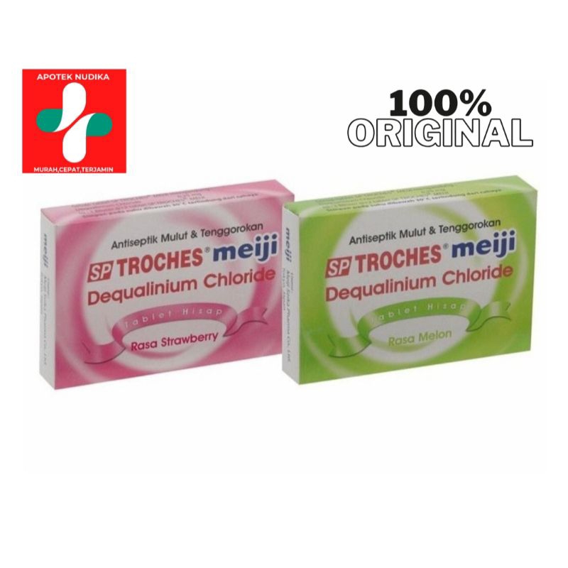 SP TROCHES Meiji obat sakit nelan tenggorokan mulut tablet hisap