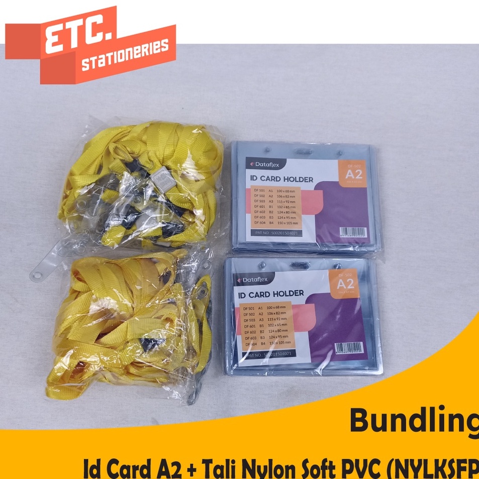 

Paket Bundling Id Card A2 Tali Nylon Soft Pvc NYLKSFP