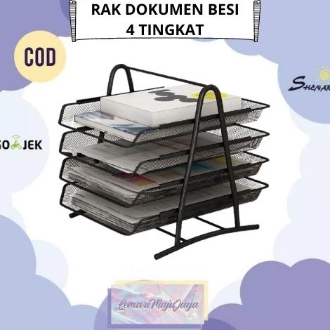

Praktis LATTE RAK DOKUMEN BESI 4 N PENYIMPAN DOKUMEN FILE FOLDER KES MULTIFUNGSI SERBAA Rak Dokumen Letter Tray 4 n Paper Tray Elevated Letter Tray 4 n 4 Tier Document Tray SHENAR LEMARIMAJUJAYA