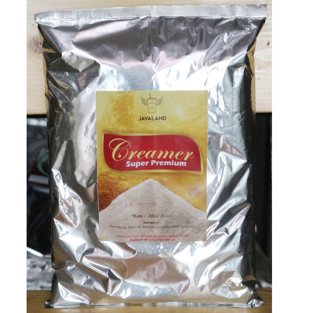 

Terlaris Javaland Bubuk Creamer Krimer 1Kg Super Premium Non Dairy Creamy Caf