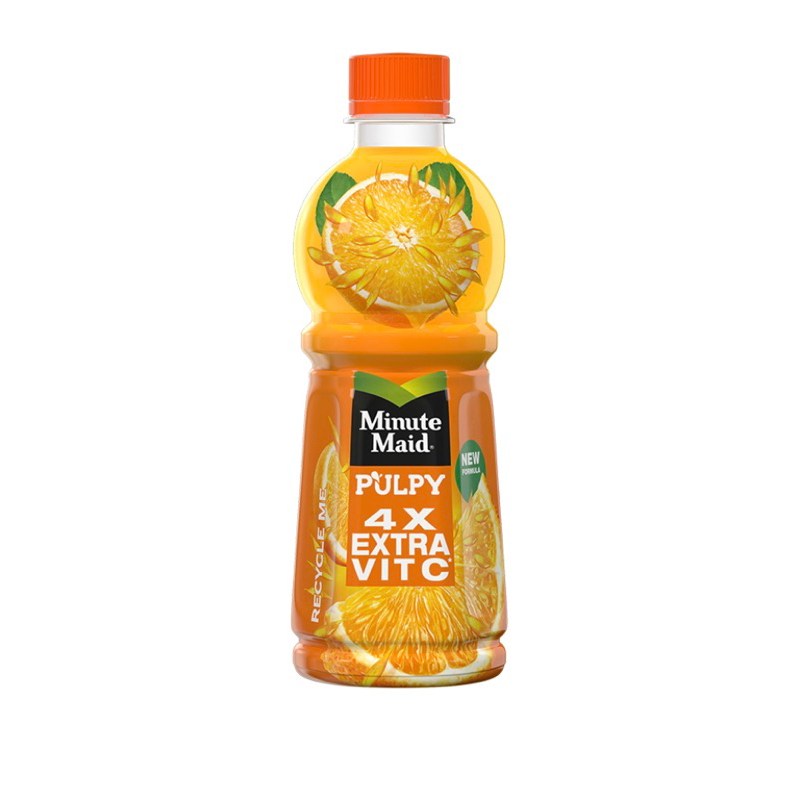 

Minute Maid Pulpy Orange Minuman Jus Buah Rasa Jeruk Botol 300 ml