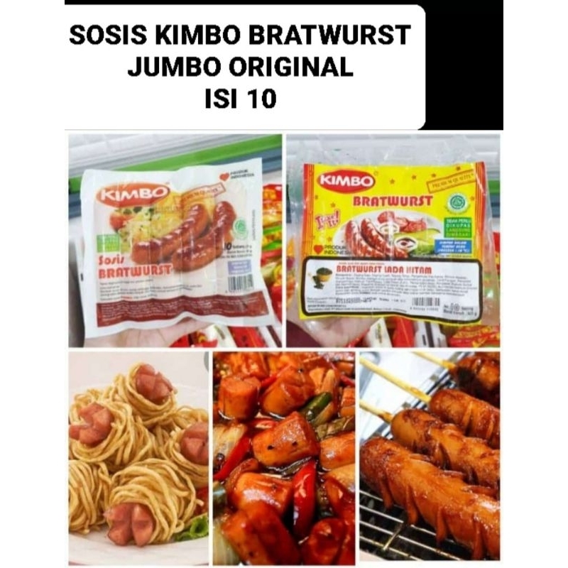 

SOSIS SAPI BRATWURST KIMBO JUMBO ISI 10