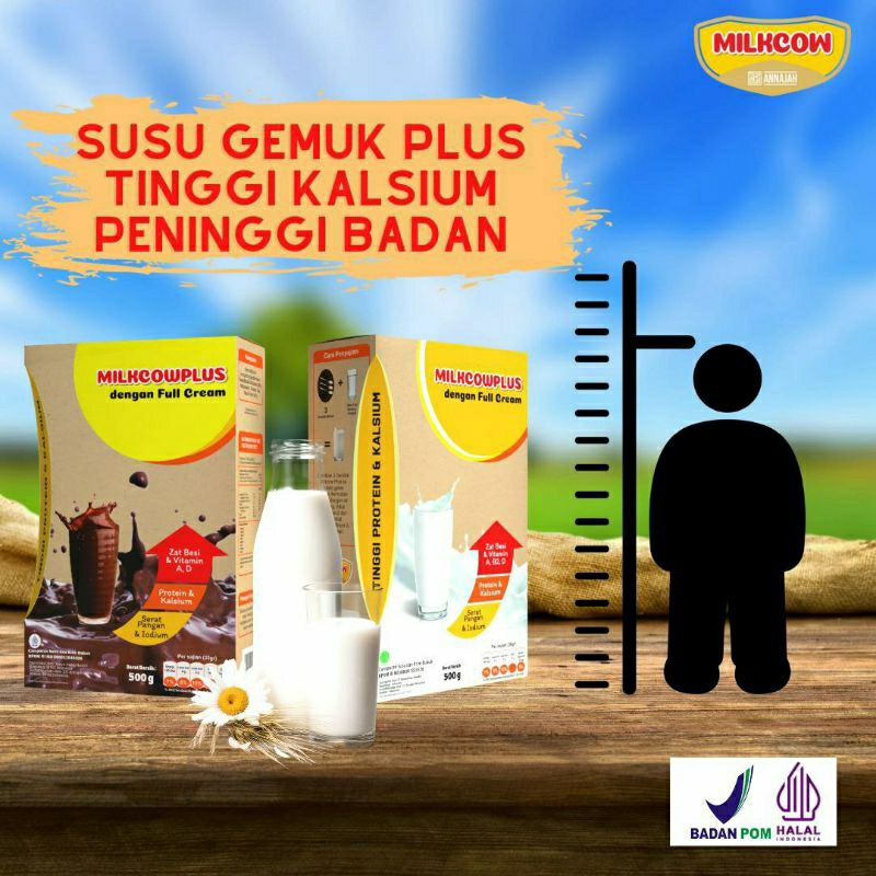

Terlaris MILKCOW Plus Penggemuk dan Peninggi Badan Tinggi Kalsium