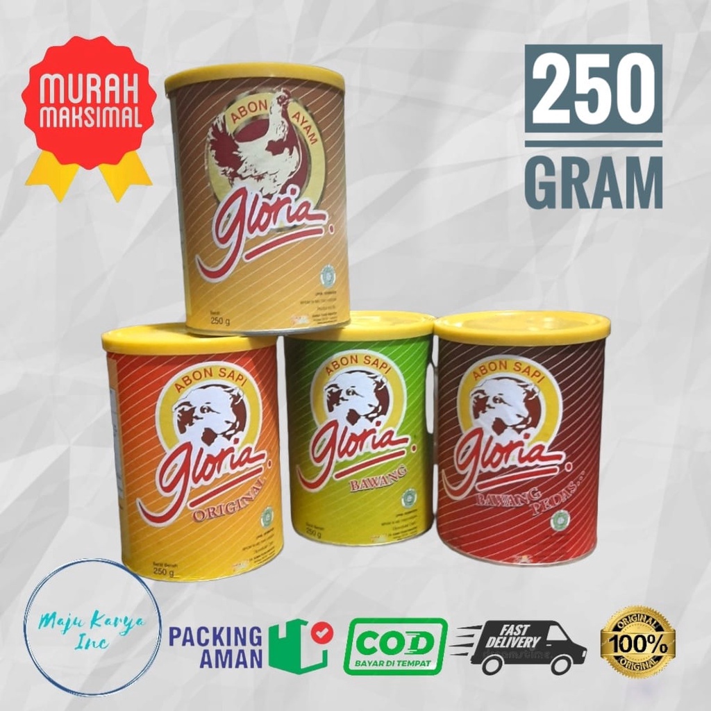 

Terlaris Abon Gloria Sapi Ayam 25 gram