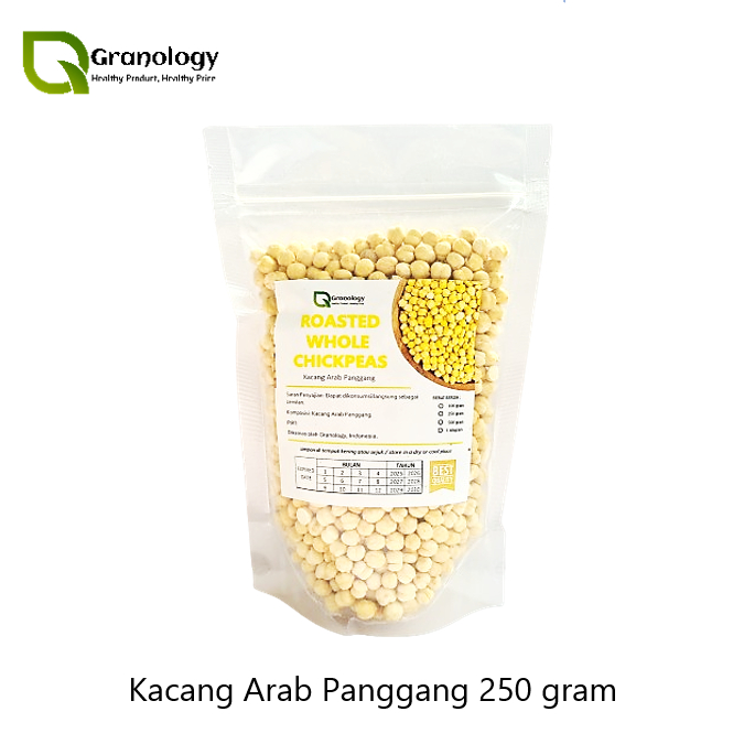 

Kacang Arab Panggang / Roasted Chickpeas (250 gram) by Granology