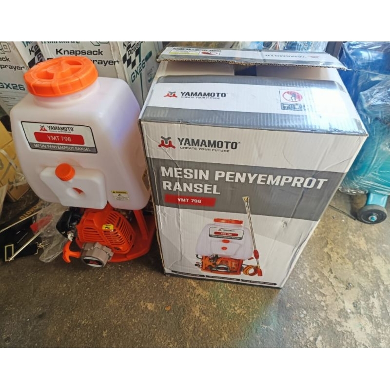 KNAPSACK MESIN SEMPROTAN HAMA BENSIN 2TAK / MESIN SEMPROTAN 20L YAMAMOTO / SPRAYER HAMA MESIN BENSIN