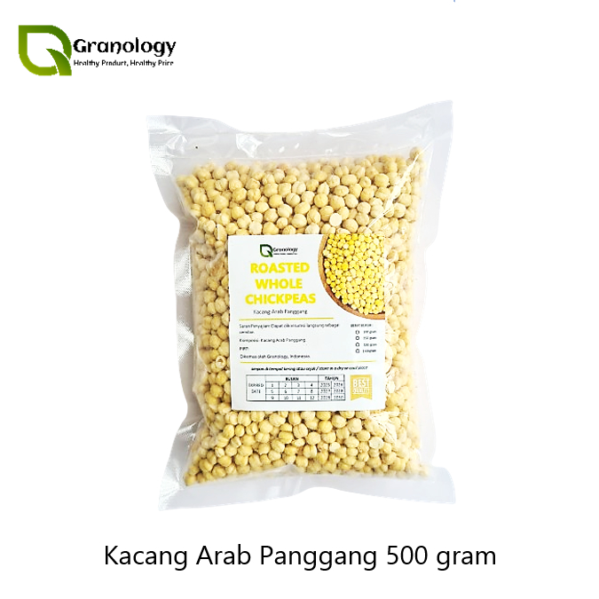 

Kacang Arab Panggang / Roasted Chickpeas (500 gram) by Granology