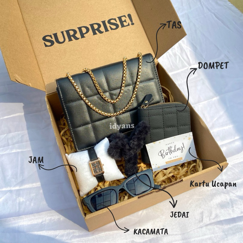 

[GBW022] FREE PAPERBAG GIFTBOX LCR TAS BAHU WANITA