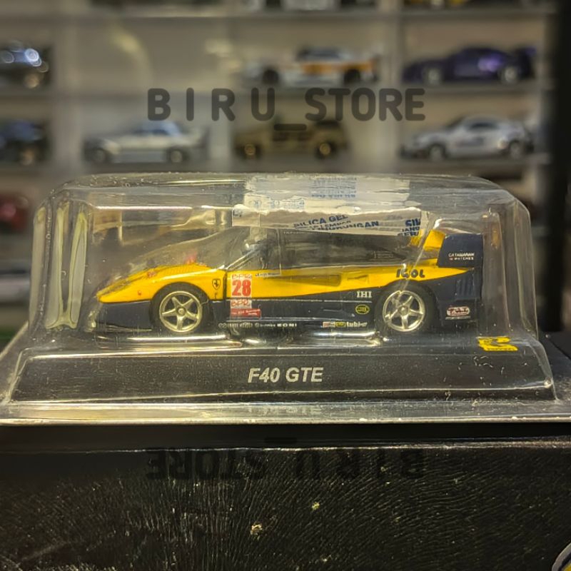 kyosho Ferrari F40 GTE #28 IGOL Racing Car Collection 1/64