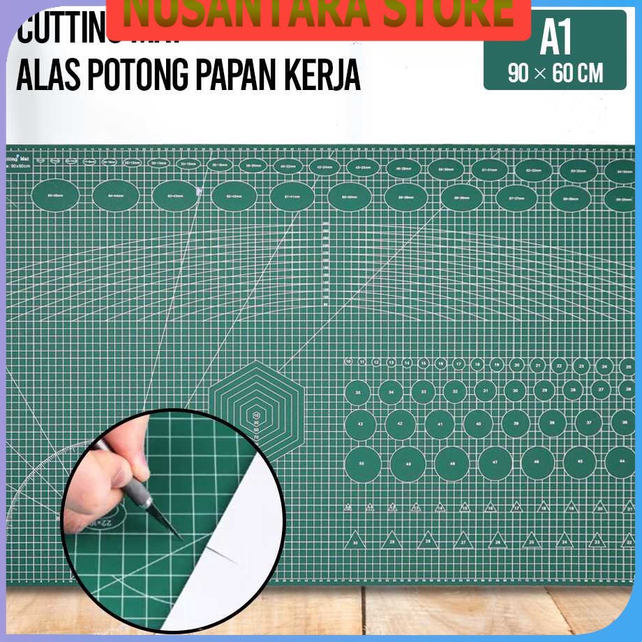 

NUSANTARA STORE QJH Working Pad Cutting Mat Alas Potong Papan Kerja A1 9 x 6 cm QJ4