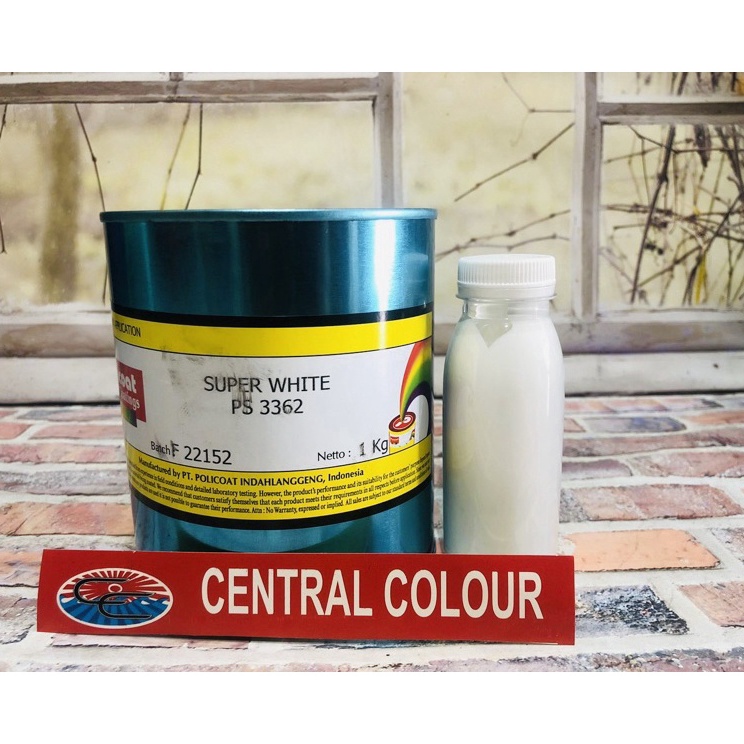 

Tinta Sablon Policoat Super White PS 3362 Basis Minyak 5GR