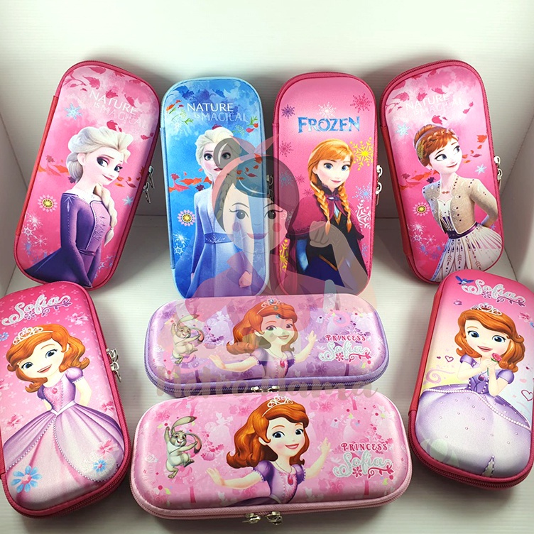 

Kotak Pensil Anak Perempuan Princess lakilaki Superhero PAUD TK SD Tempat Pensil Premium