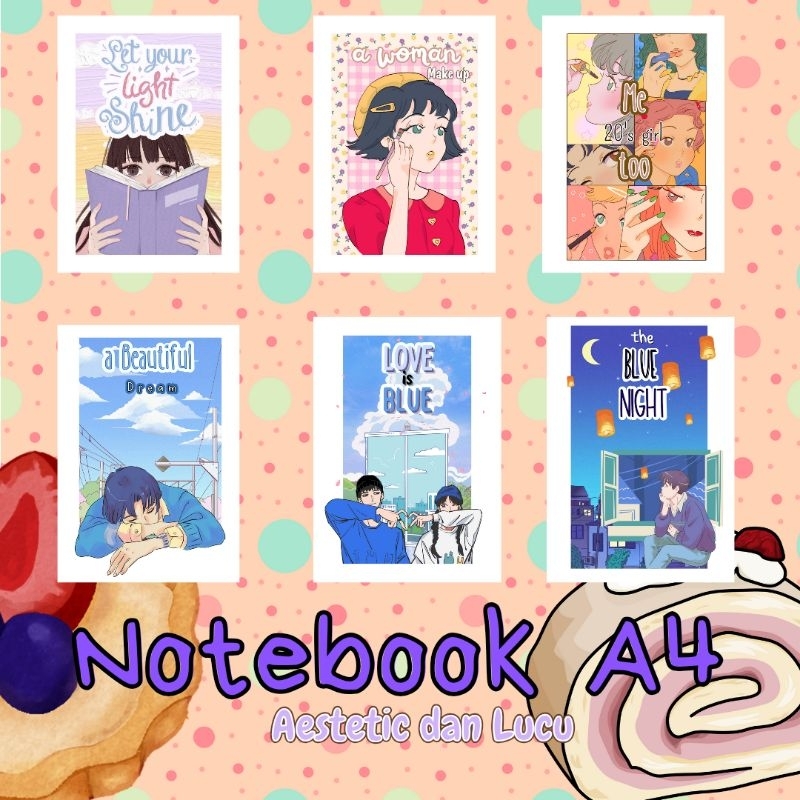 

Notebook A4 (Ver.3) / 70GSM / LUCU & AESTETIC