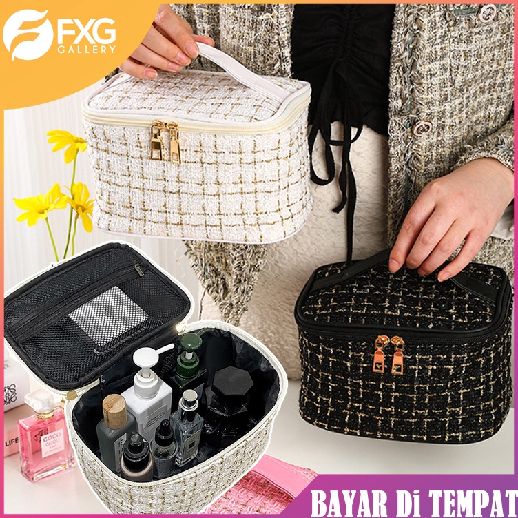FXG Tas Kosmetik Travel Bag Premium Pounch Make Up Tahan Air Fashion Korea TK19