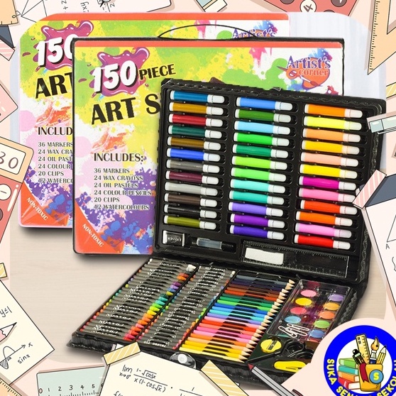 

Set Menggambar 15pcs Painting Set Crayon Pastel S76